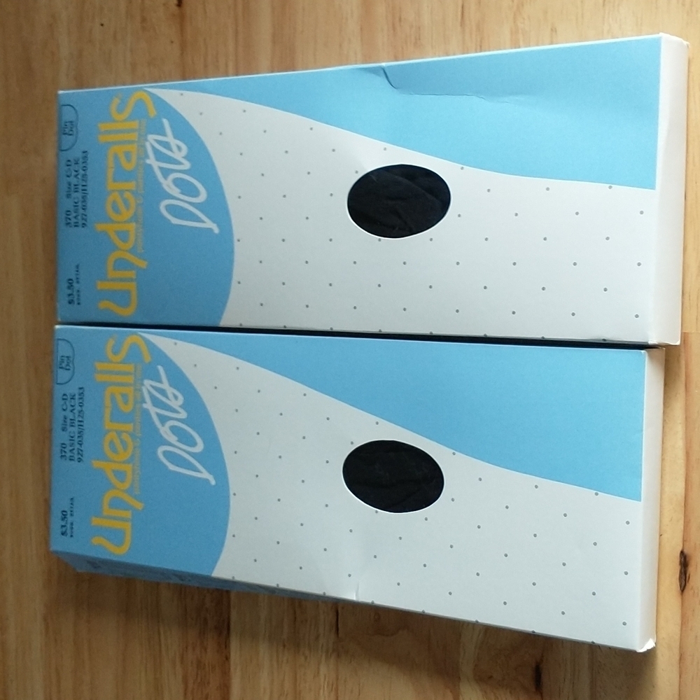 Vintage Rare Underalls Dots Pantyhose NIB